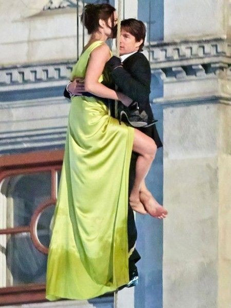 Rebecca Ferguson Dress Mission Impossible 5 One Shoulder Prom Dress