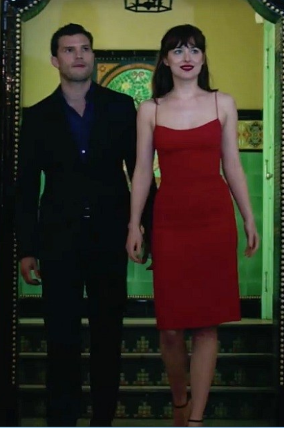 fifty shades of grey red dress 260 Fifty Shades of Grey...February 2015 ideas