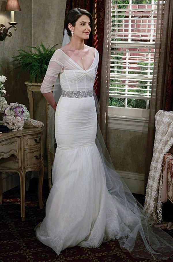 robin scherbatsky rehearsal dinner dress How I Met Your Mother The Rehearsal Dinner