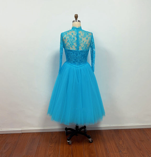 Rosemary Clooney and Vera Ellen Sisters Blue Lace Dress from White Christmas