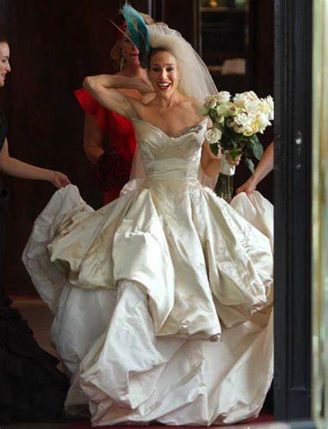 Sarah Jessica Parker as Carrie Bradshaw Wedding Dress Bridal Dress in – Hoprom Sarah Jessica Parker as Carrie Bradshaw Wedding Dress Bridal Dress in – Hoprom