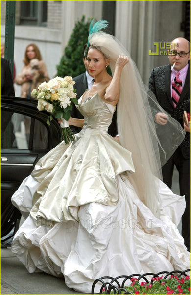 Sarah Jessica Parker as Carrie Bradshaw Wedding Dress Bridal Dress in Sex and the City