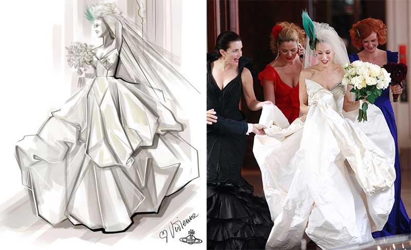 Sarah Jessica Parker as Carrie Bradshaw Wedding Dress Bridal Dress in – Hoprom Sarah Jessica Parker as Carrie Bradshaw Wedding Dress Bridal Dress in – Hoprom