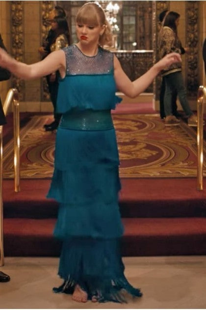 taylor swift prom dress Recreation of Taylor Swift The Enchanted Champagne Beaded Ball Gown, N Berryera