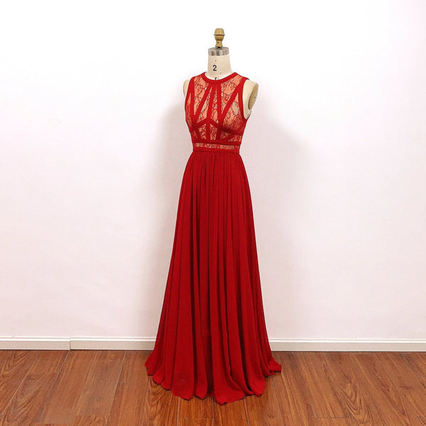 Taylor Swift Red Dress Chiffon Prom Dress Formal Gown
