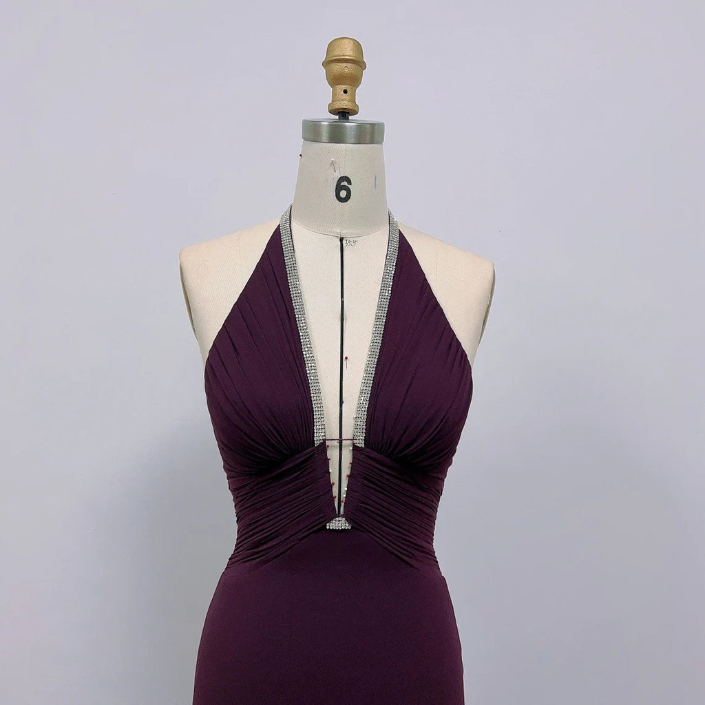 vesper purple dress casino royale Eva Green as Vesper Lynd wearing a Roberto Cavalli evening gown, the late designers purple piece chosen by costume designer Lindy Hemming for representing Vesper's spirituality, determination and calm, later turning dark