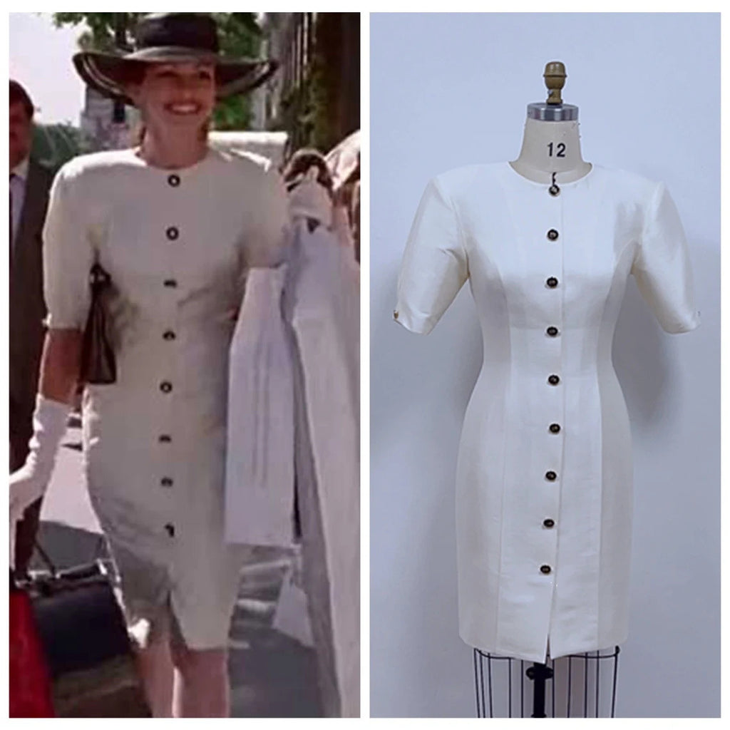 pretty woman white dress designer Pretty Woman Dress Ivory marbl.ae