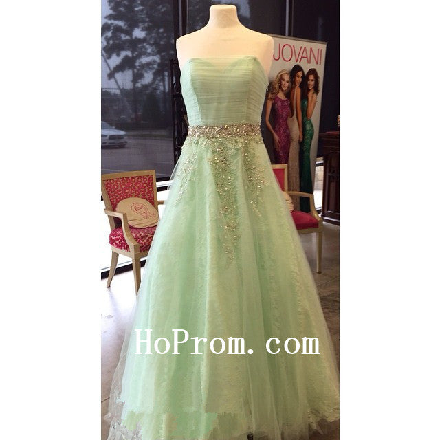 Light Green Prom Dresses,A-Line Prom Dress,Evening Dresses