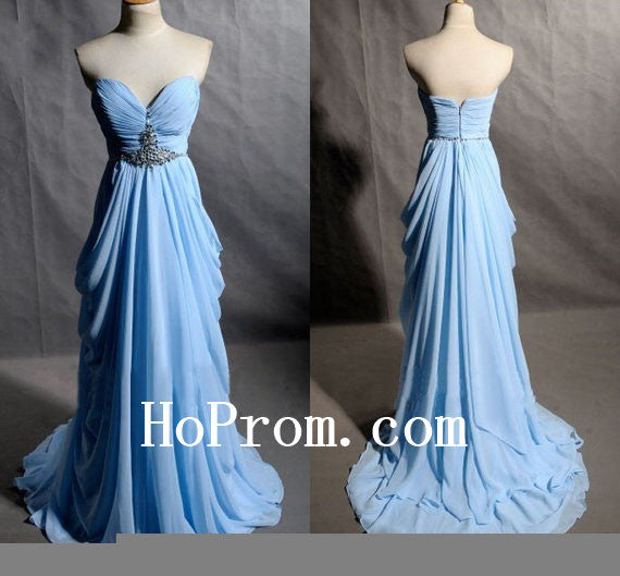 Floor Length Prom Dresses,Strapless Prom Dress,Evening Dress