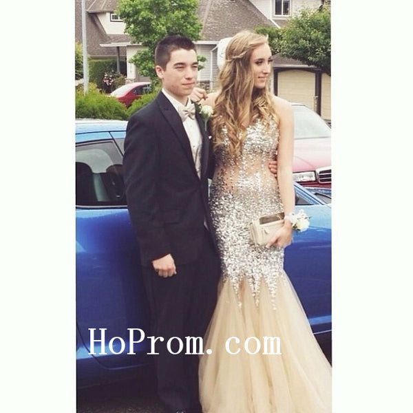 Sequin Prom Dresses,Spaghetti Straps Prom Dress,Evening Dresses