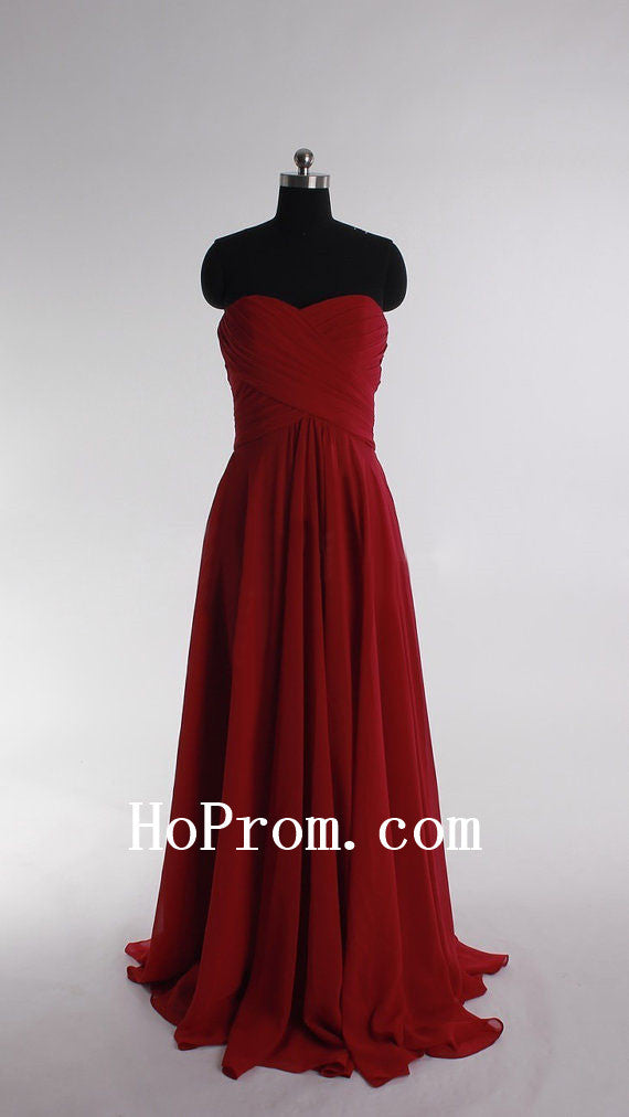 Backless Long Prom Dress,Simple Red Prom Dresses,Evening Dress