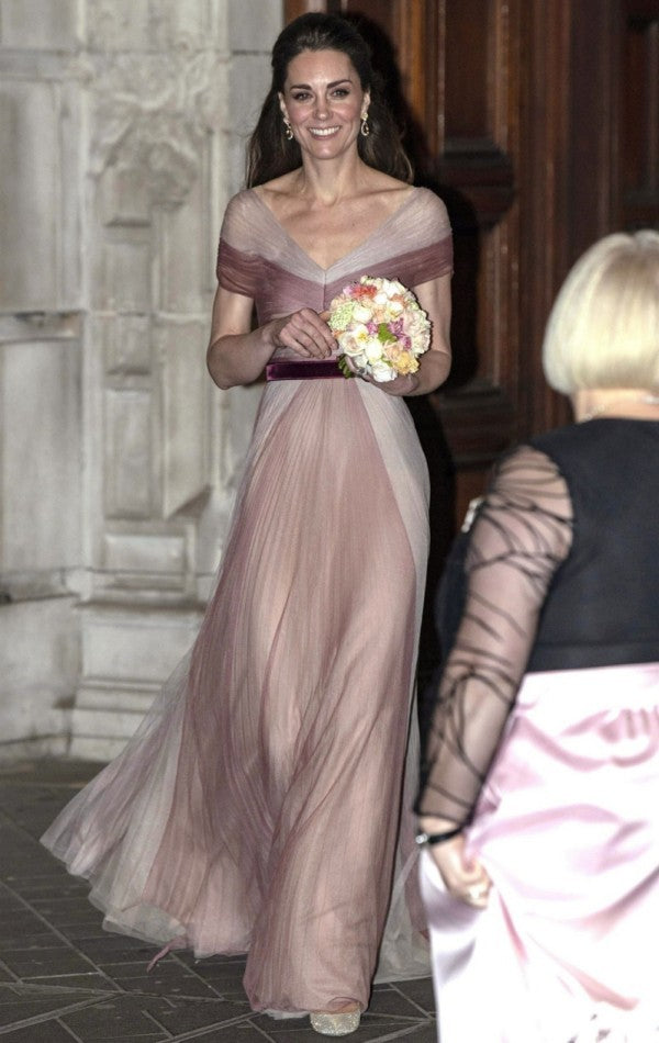 Pink Princess Kate Middleton V Neck Prom Celebrity Dress 100 Women In Hoprom Pink Princess Kate Middleton V Neck Prom Celebrity Dress 100 Women In Hoprom