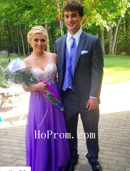 One Shoulder Prom Dresses,Purple Prom Dress,Evening Dresses