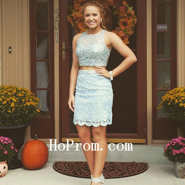 Short Prom Dresses,Two Piece Prom Dress,Evening Dress