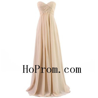 Long Chiffon Prom Dresses,Sweetheart Prom Dress,Evening Dress