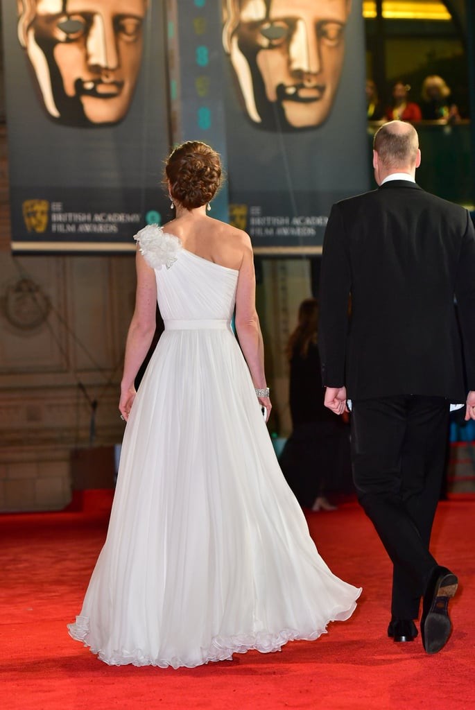 kate middleton one shoulder dress Kate Middleton Blue Chiffon One Shoulder 2023 Piano Performance Dress