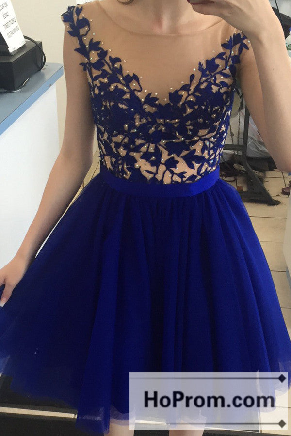 Royal Blue Open Back Prom Dresses Homecoming Dresses – Hoprom Royal Blue Open Back Prom Dresses Homecoming Dresses – Hoprom