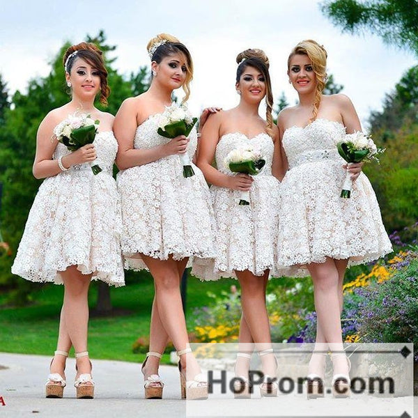 Flower Knee Length Cute Prom Dresses Homecoming Dresses