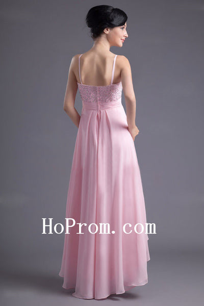 Hi-Lo Prom Dress,Spaghetti Straps Prom Dresses,Evening Dress