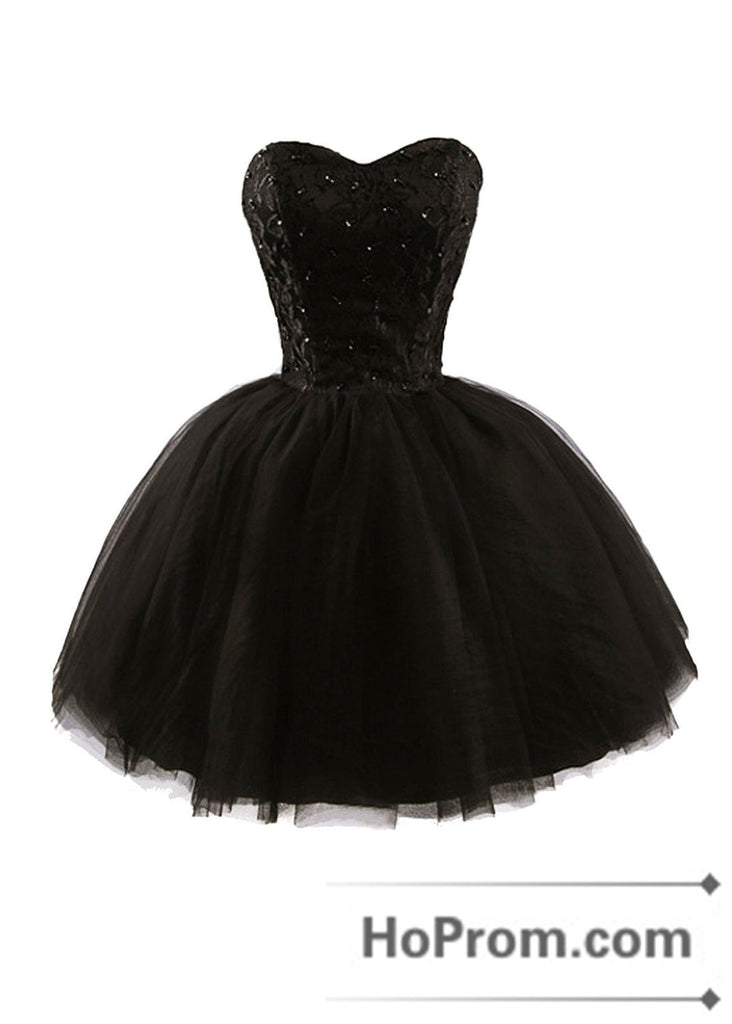 Black Sweetheart Bandage Short Prom Dresses Homecoming Dresses