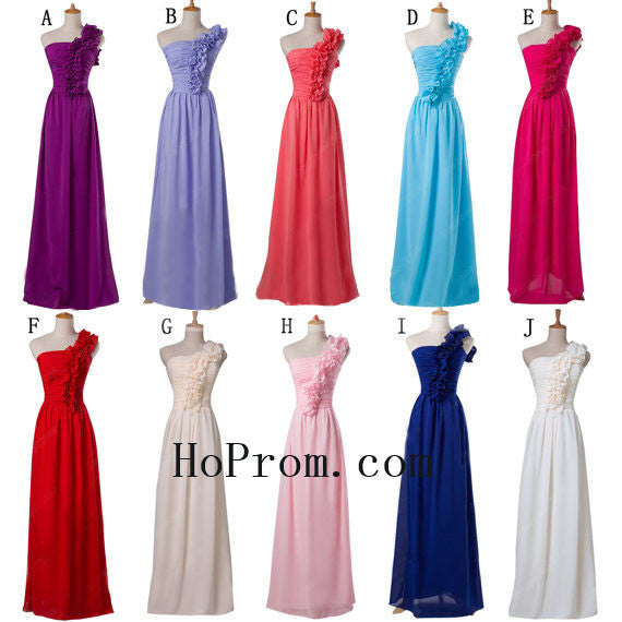 One Shoulder Prom Dress,A-Line Prom Dresses,Evening Dress