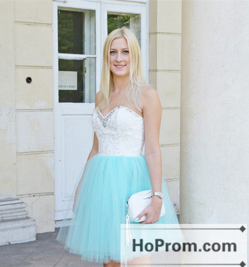 Sweetheart Short Mini A-Line Prom Dresses Homecoming Dresses