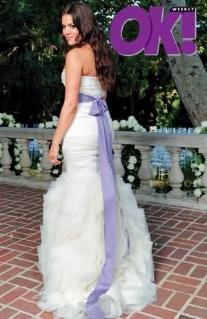 White Purple Khloe Kardashian Mermaid Strapless Sequins Wedding Dress Celebrity Bridal Dress For Sale Online