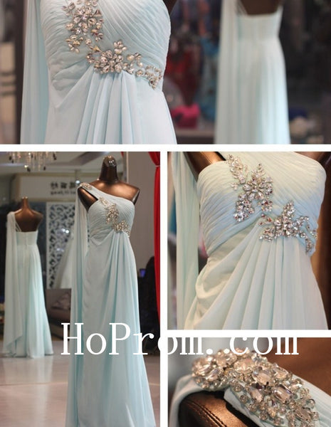 Sky Blue Prom Dresses,A-Line Prom Dress,Evening Dresses