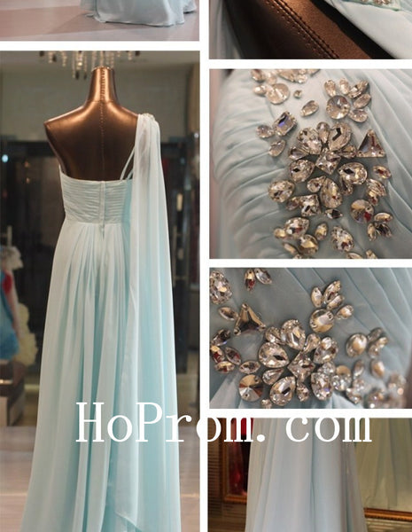 Sky Blue Prom Dresses,A-Line Prom Dress,Evening Dresses