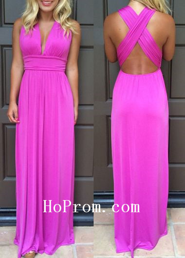Purple Chiffon Prom Dresses,Long Prom Dress,Evening Dress