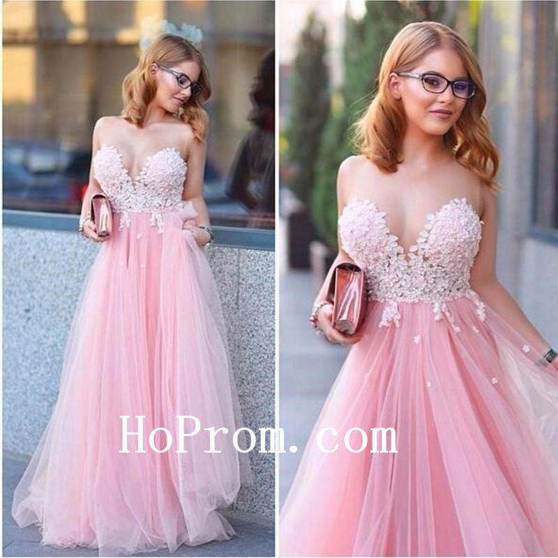 Cute Sweetheart Prom Dresses,Pink Prom Dress,Evening Dress