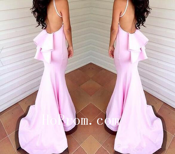 Mermaid Prom Dresses,Floor Length Prom Dress,Pink Evening Dress