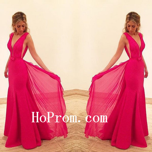 Sexy Simple Prom Dresses,Long Chiffon Prom Dress,Evening Dress