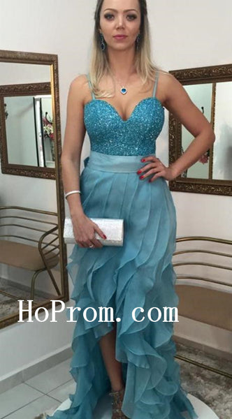 Beading Ruffles Prom Dresses,Sweetheart Prom Dress,Evening Dress