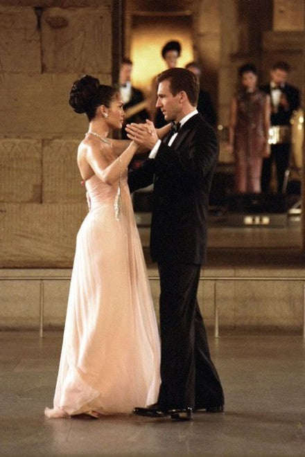 jennifer lopez in maid in manhattan pink dress 20 Iconic Movie Dresses We're Still Obsessed With