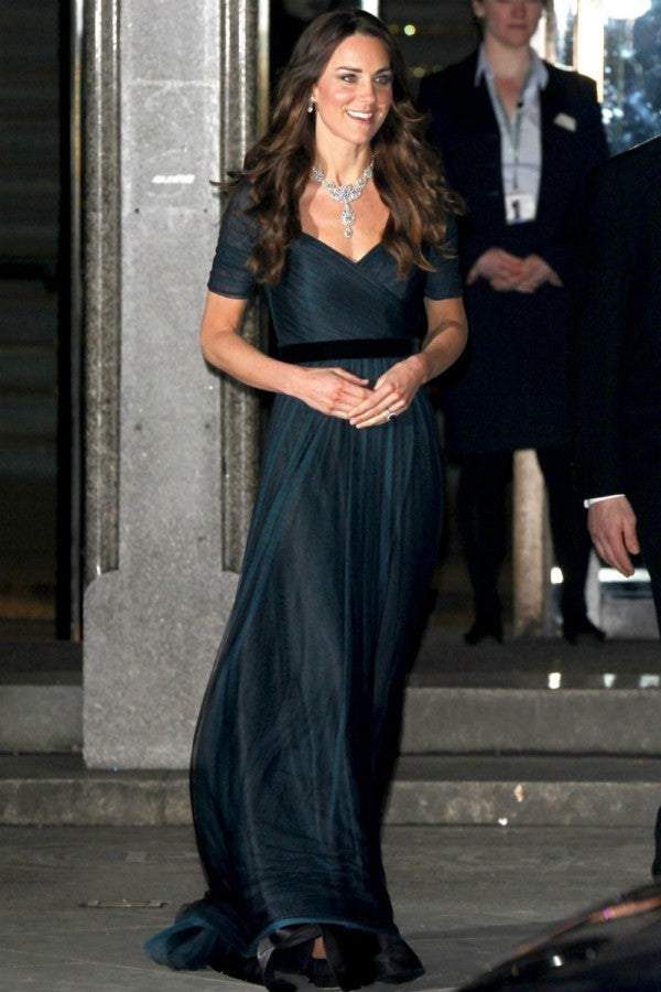 kate dress navy blue product info and reviews Kate Middleton Wows in Sparkling Blue Gown at State Banquet as She Debuts Rare Tiara