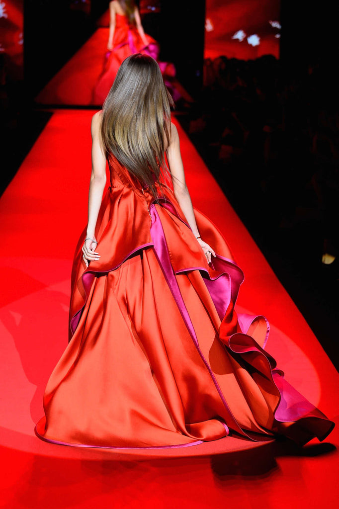 Red Zendaya Coleman High Low Satin Strapless Prom Red Carpet Dress Go Hoprom Red Zendaya Coleman High Low Satin Strapless Prom Red Carpet Dress Go Hoprom