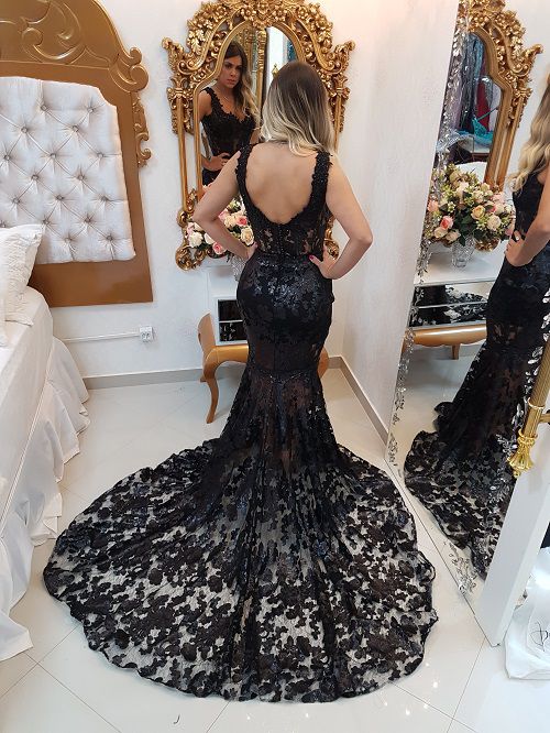 knee length dresses for ladies Mermaid Gown w/ Bell Sleeves Sale main image 1