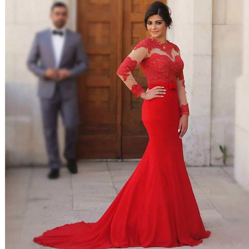 Trumpet Prom Dresses,Red Prom Dress,Long Evening Dress Hoprom Trumpet Prom Dresses,Red Prom Dress,Long Evening Dress Hoprom