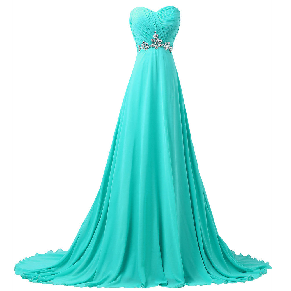 Floor Length Prom Dresses,A-Line Prom Dress,Evening Dress