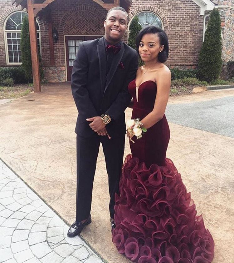 Velvet Burgundy Prom Dresses,Mermaid Prom Dress,Evening Dress Hoprom Velvet Burgundy Prom Dresses,Mermaid Prom Dress,Evening Dress Hoprom