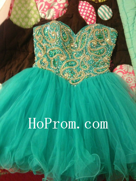 Short Mini Prom Dresses,Green Prom Dress,Evening Dress