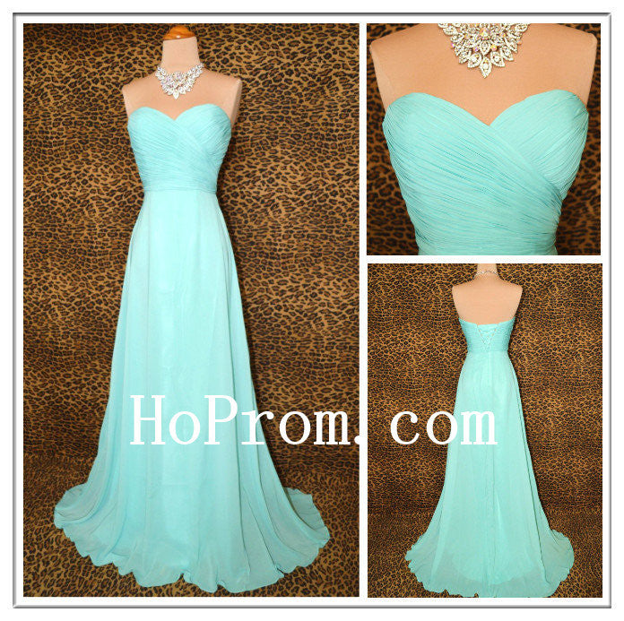 Mint Prom Dress,A-Line Prom Dresses,Simple Evening Dress