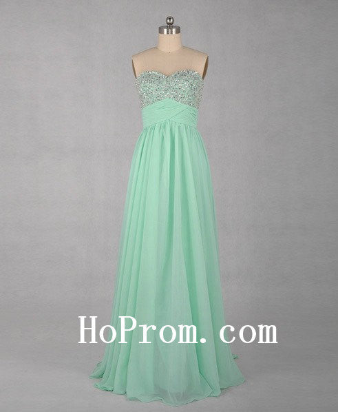 Light Green Prom Dresses,Chiffon Prom Dress,Evening Dress