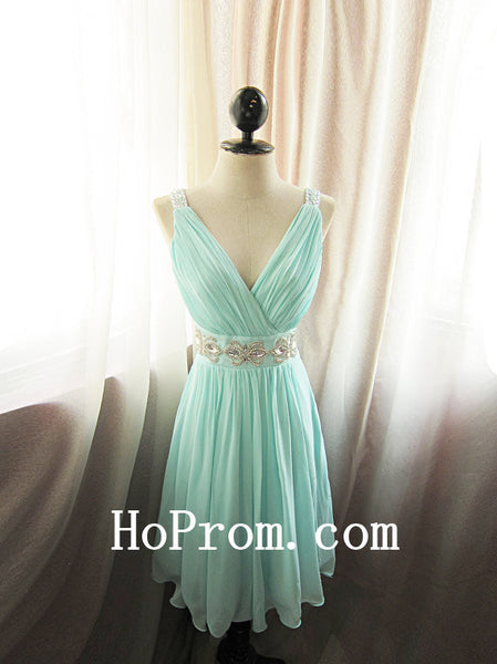 Straps Short Prom Dresses,V-Neck Prom Dress,Evening Dress