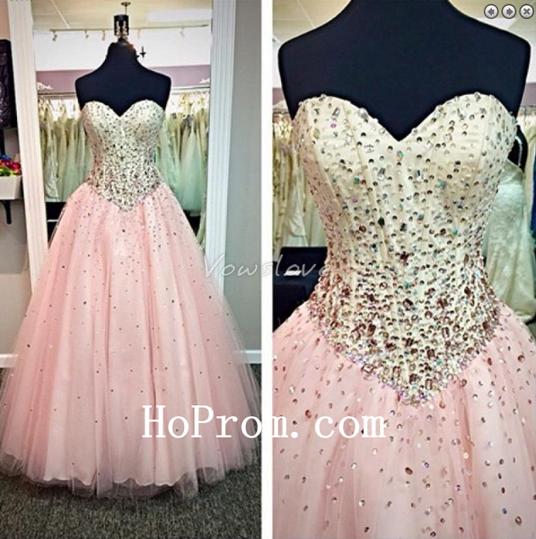 Corset Prom Dresses,Pink Prom Dress,Sequin Evening Dresses
