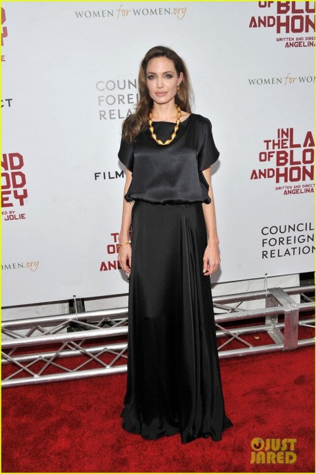 Angelina Jolie Black Velvet Gown | Oscars red carpet dresses, Celebrity  gowns, Celebrity inspired dresses