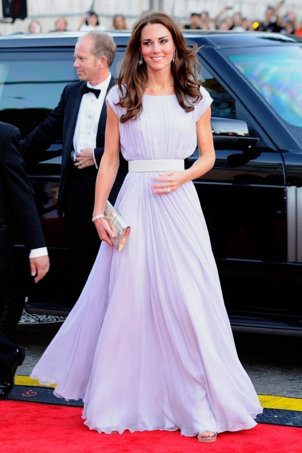 Light Purple Princess Kate Middleton Sparkly Belt Dress Pleated Prom R Hoprom Light Purple Princess Kate Middleton Sparkly Belt Dress Pleated Prom R Hoprom
