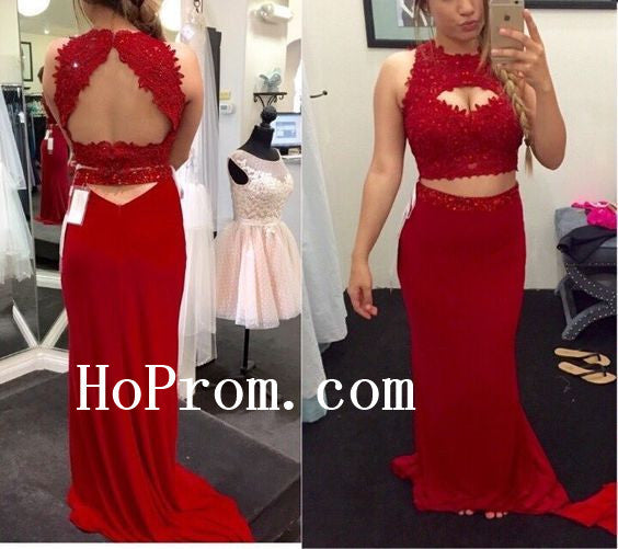 Two Piece Prom Dresses,Mermaid Prom Dress,Evening Dress