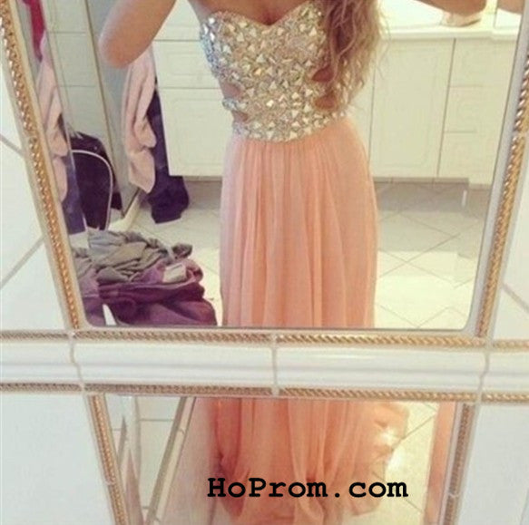 Pink Prom Dresses Long Prom Dresses Evening Dress